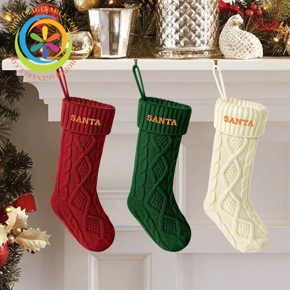 Personalized And Embroidered Christmas Stockings Christmas Stocking