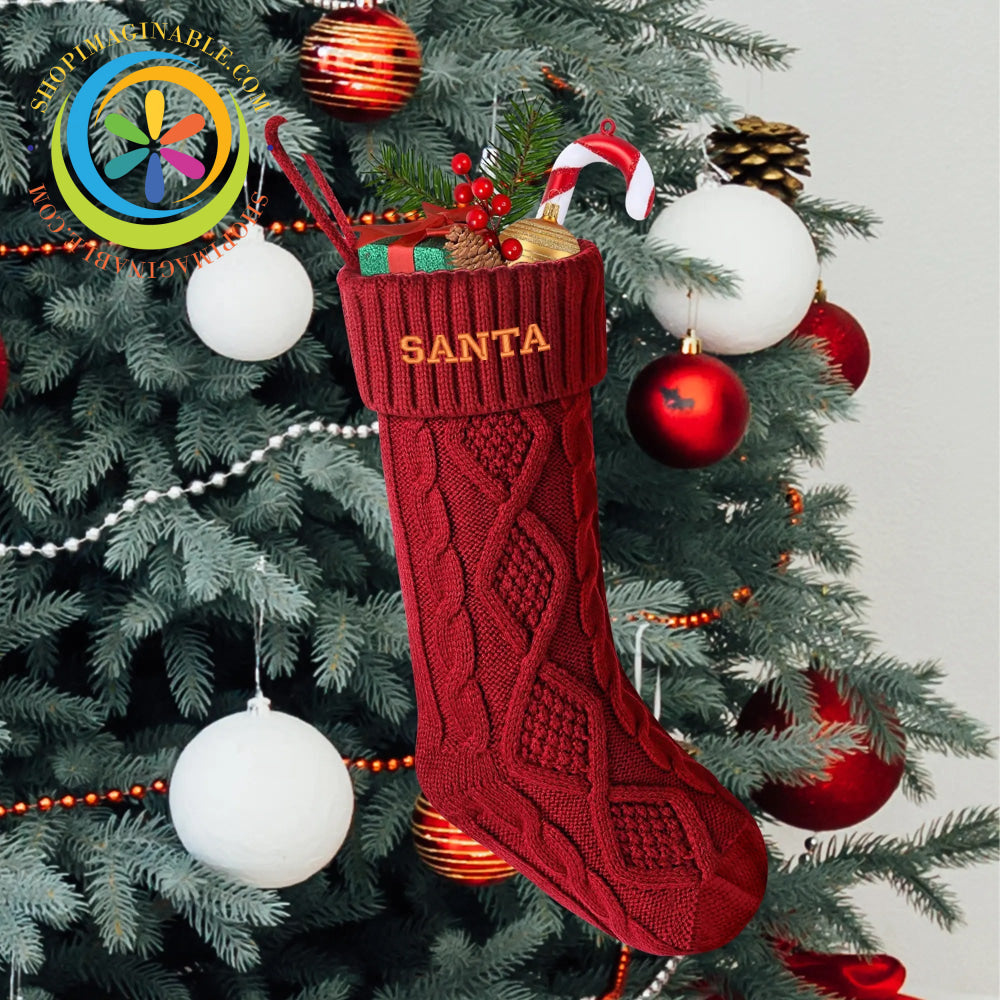 Personalized And Embroidered Christmas Stockings Christmas Stocking