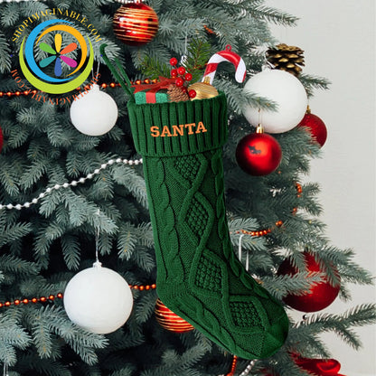 Personalized And Embroidered Christmas Stockings Christmas Stocking