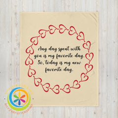 Personalized Any Day Friendship Throw Blanket-ShopImaginable.com