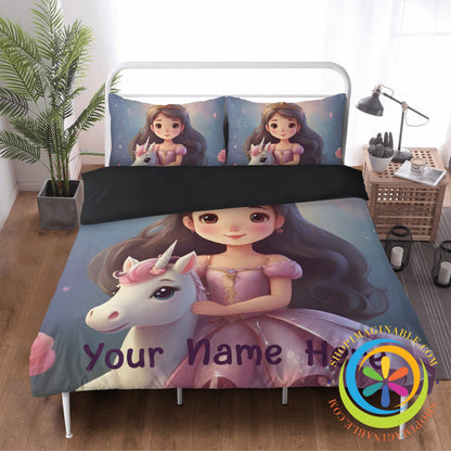 Personalized Princess Bedding Set