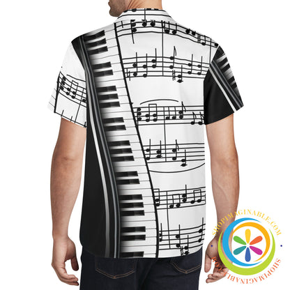 Piano Player Hawaiian Casual Shirt-ShopImaginable.com