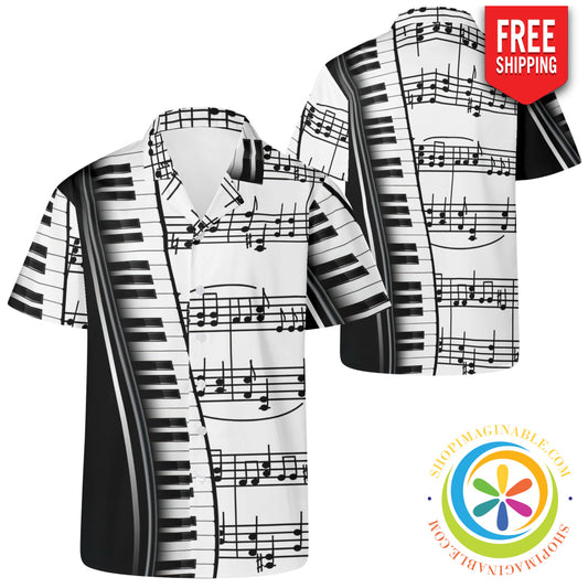 Piano Player Hawaiian Casual Shirt-ShopImaginable.com