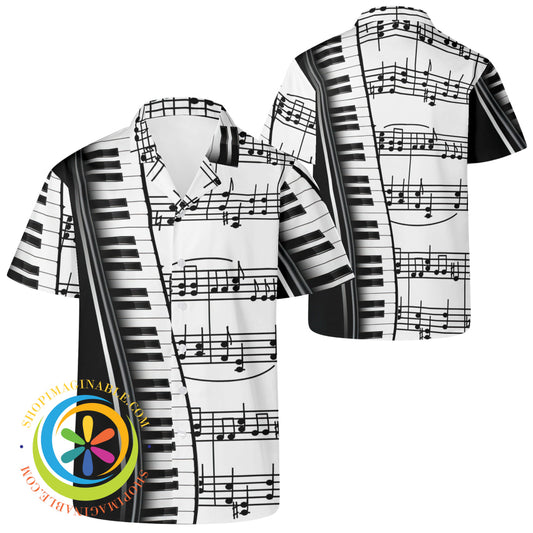Piano Player Hawaiian Casual Shirt-ShopImaginable.com