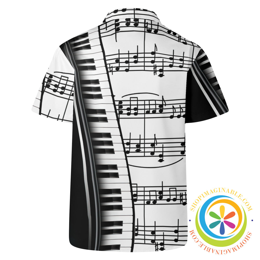 Piano Player Hawaiian Casual Shirt-ShopImaginable.com