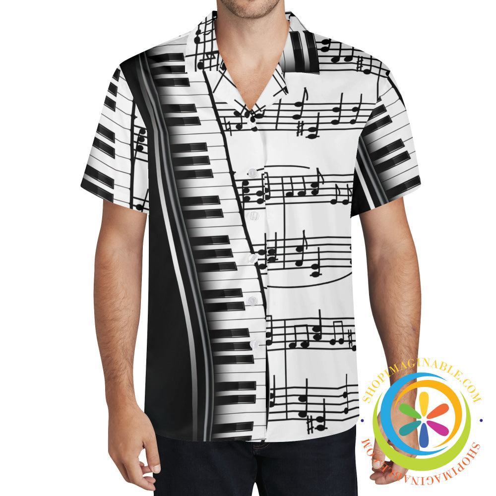 Piano Player Hawaiian Casual Shirt-ShopImaginable.com