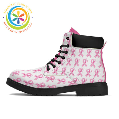 Pink Cancer Awareness Ladies Boots