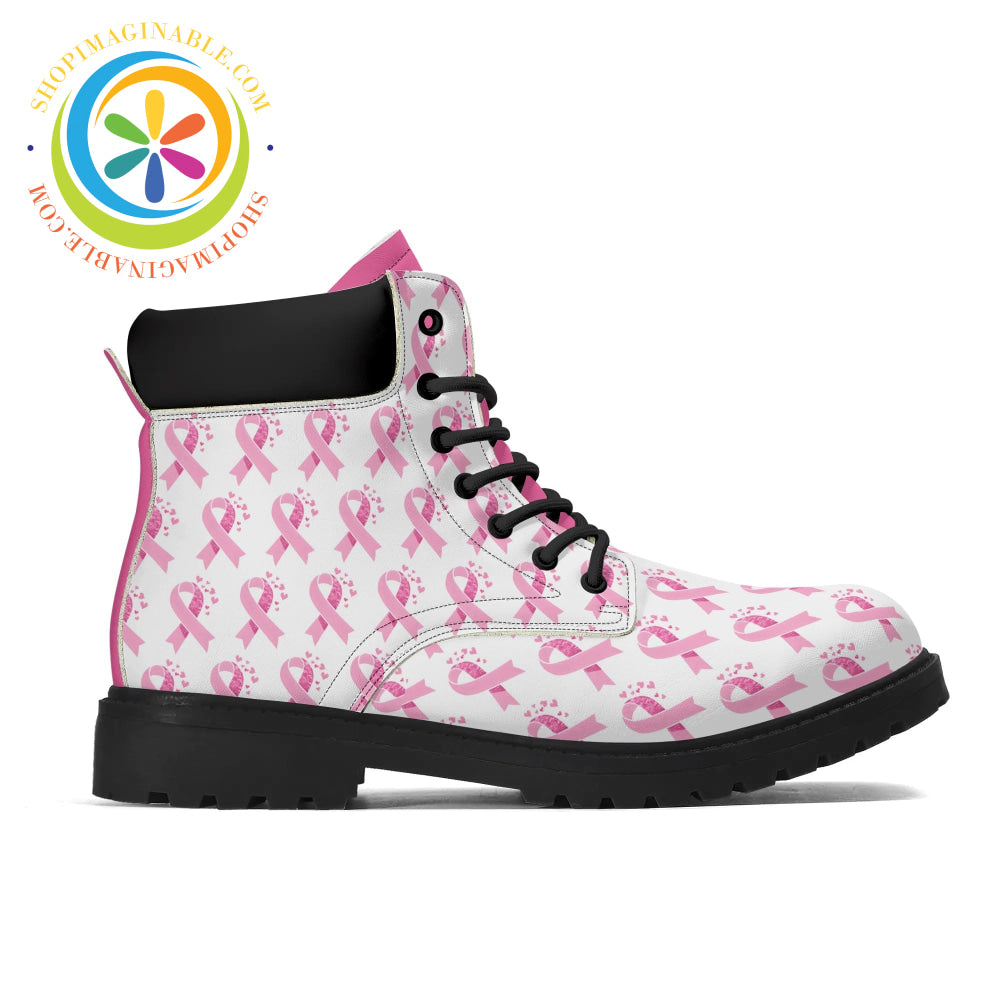 Pink Cancer Awareness Ladies Boots