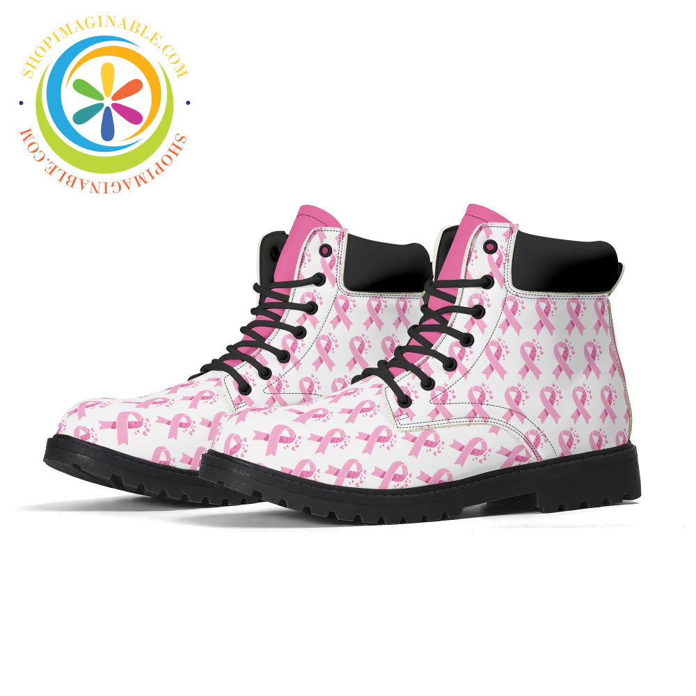 Pink Cancer Awareness Ladies Boots