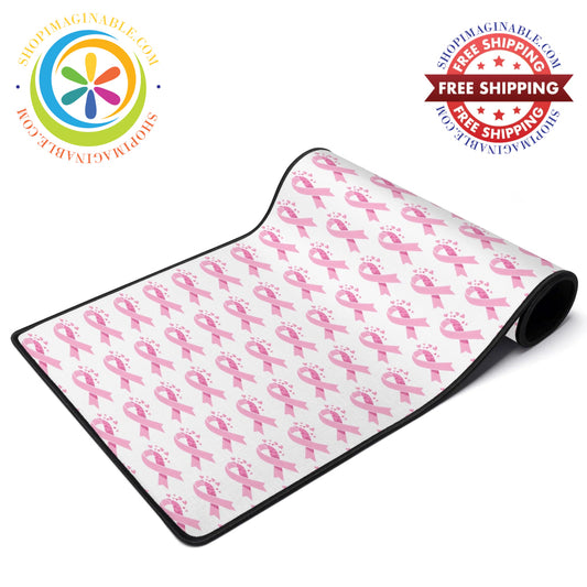 Pink Cancer Awareness Large Gaming Mouse Pad Mouse Pad