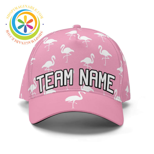 Pink Flamingo Baseball Hat