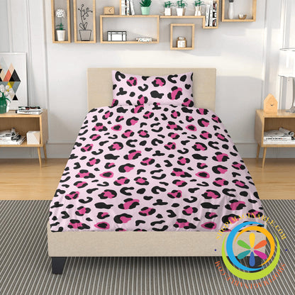 Pink Leopard Bedding Set-ShopImaginable.com