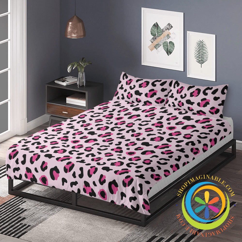 Pink Leopard Bedding Set-ShopImaginable.com