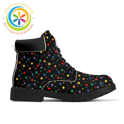 Polka Dot Confetti Ladies Boots