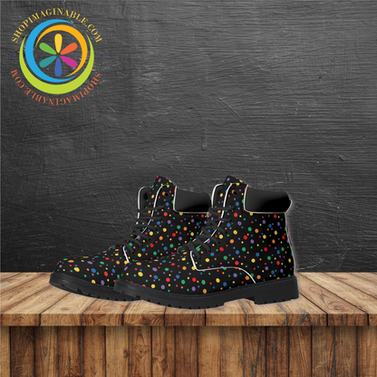 Polka Dot Confetti Ladies Boots