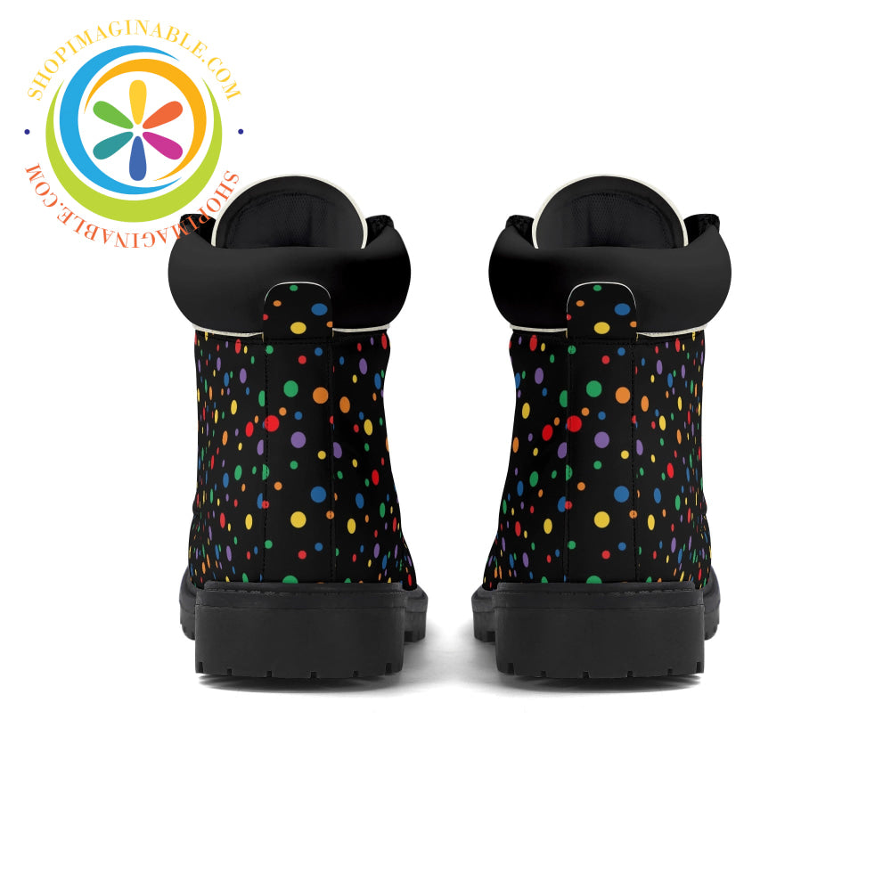 Polka Dot Confetti Ladies Boots