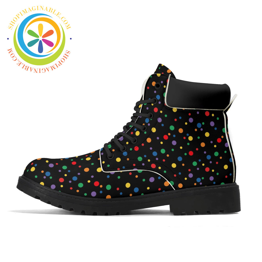 Polka Dot Confetti Ladies Boots