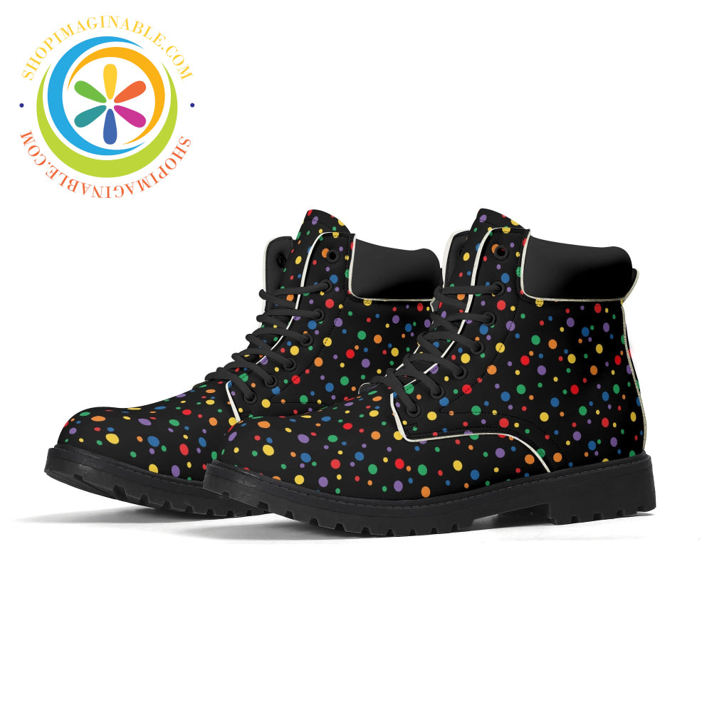 Polka Dot Confetti Ladies Boots