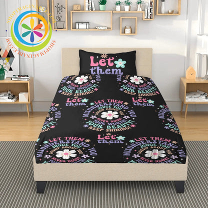 Positivity - Let Them 3 Pc Bedding Set