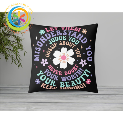 Positivity - Let Them Pillow Cover