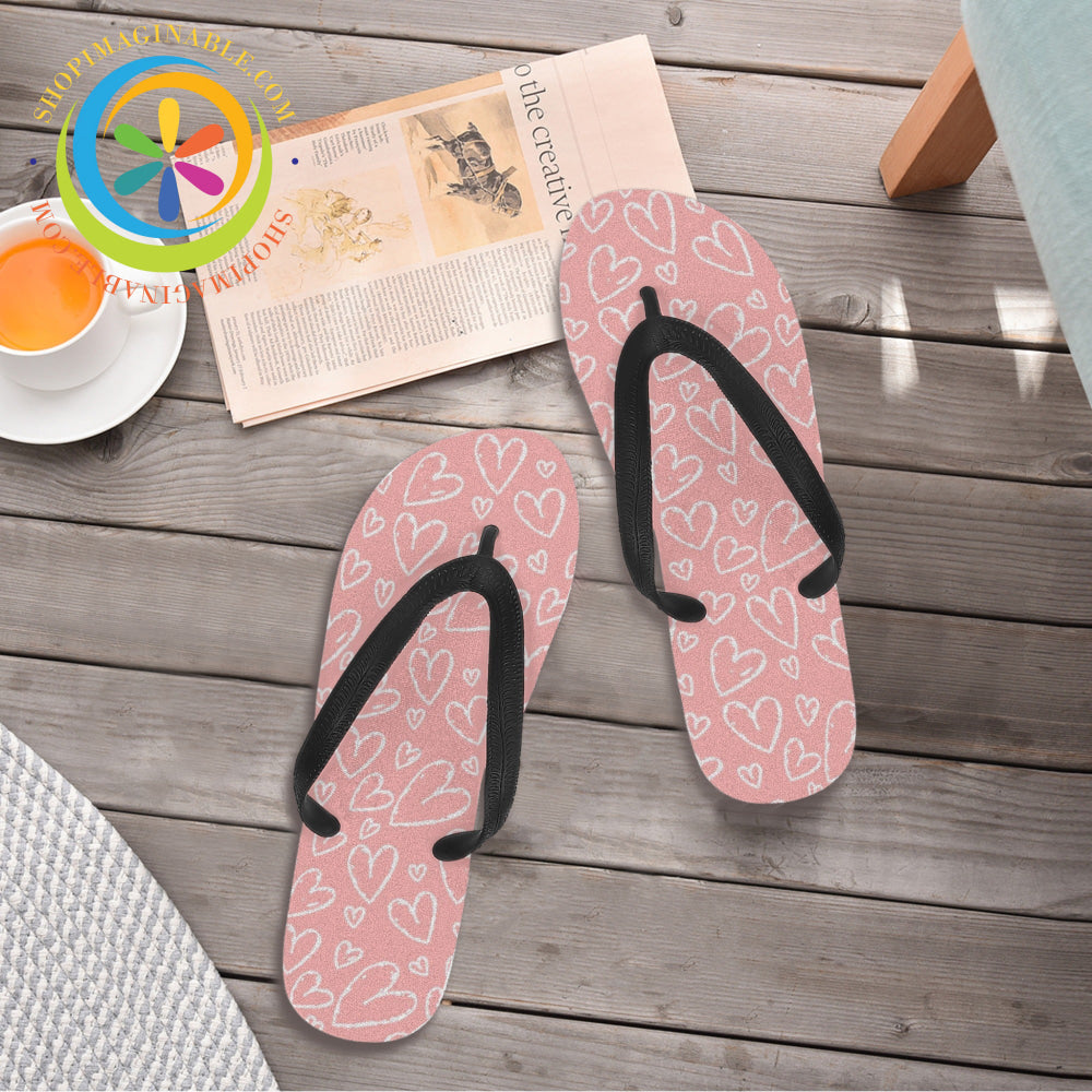 Pretty In Pink Mens & Ladies Flip-Flops