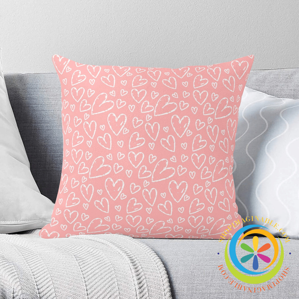 Pretty In Pink Pillow Cover