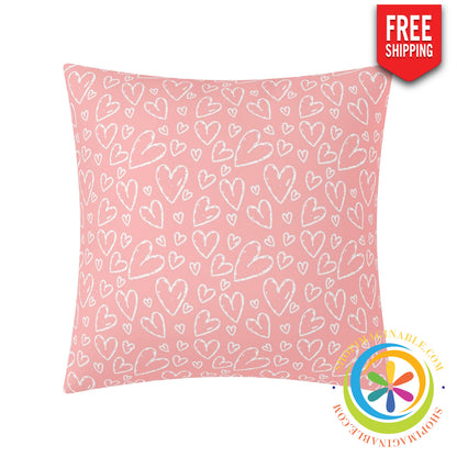 Pretty In Pink Pillow Cover