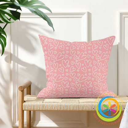 Pretty In Pink Pillow Cover