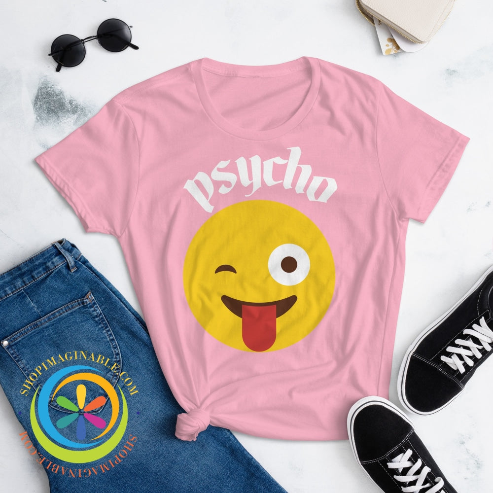 Psycho Emoji Ladies T-Shirt T-Shirt