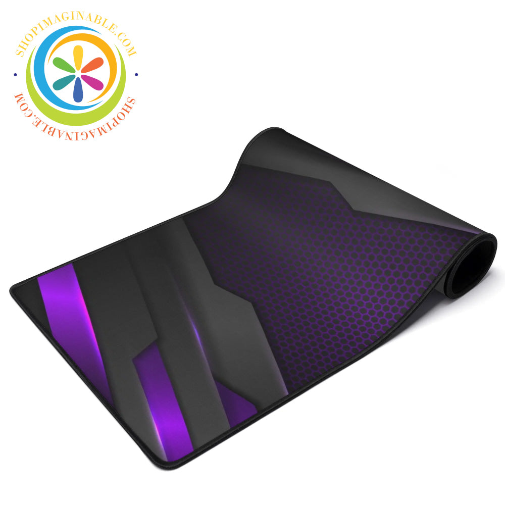 Purple Abstract Large Gaming Mouse Pad