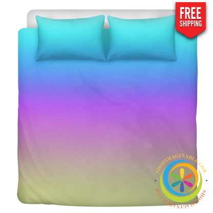 Rainbow Pride Bedding Set Black / Us Twin