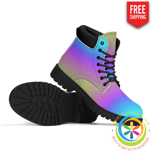 Rainbow Pride Womens Boots Us5 (Eu35) Boots