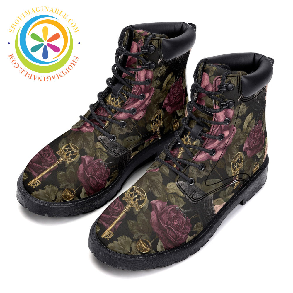 Raven Rose - Leather Martin Boots