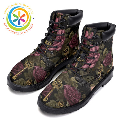 Raven Rose - Leather Martin Boots