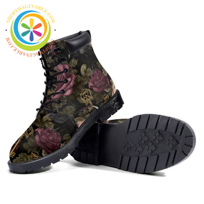 Raven Rose - Leather Martin Boots