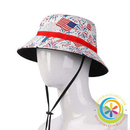 Red White & Usa! Bucket Hat