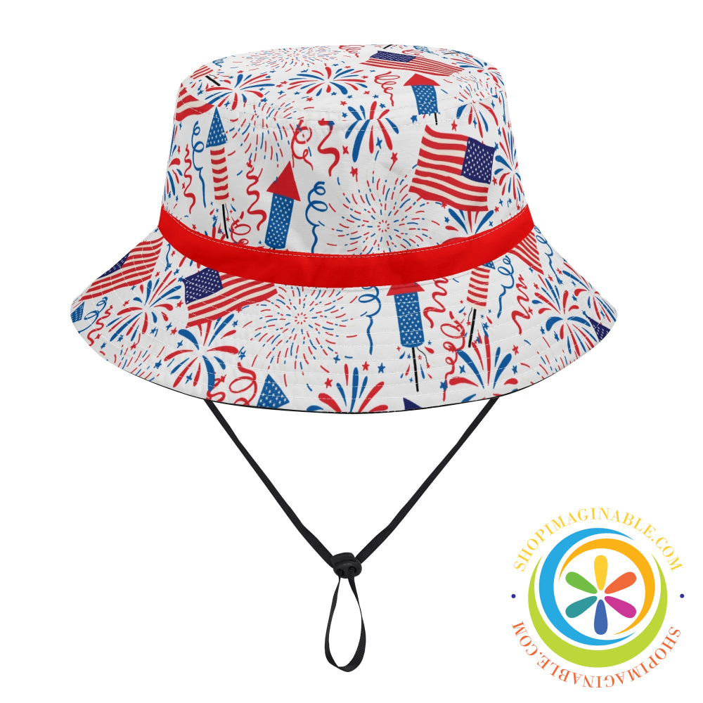 Red White & Usa! Bucket Hat