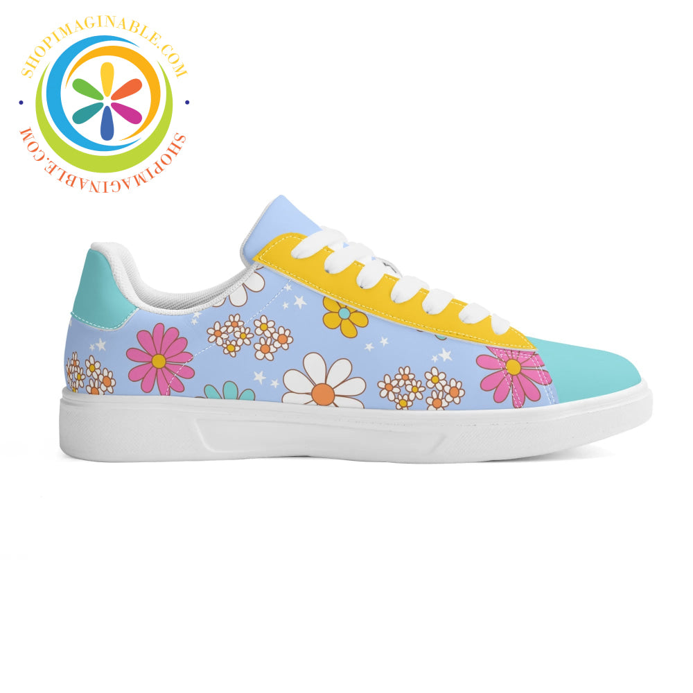 Retro 80S Daisy Skateboard Shoes