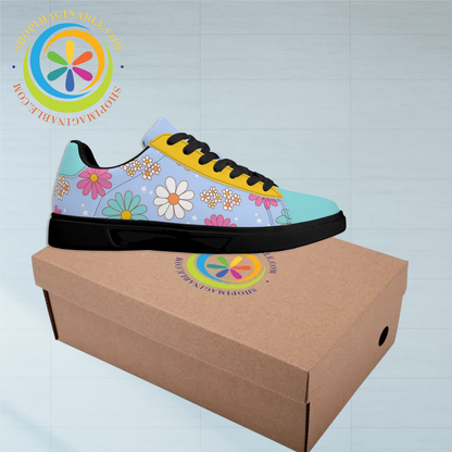 Retro 80S Daisy Skateboard Shoes