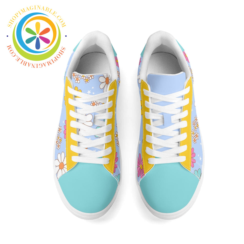 Retro 80S Daisy Skateboard Shoes