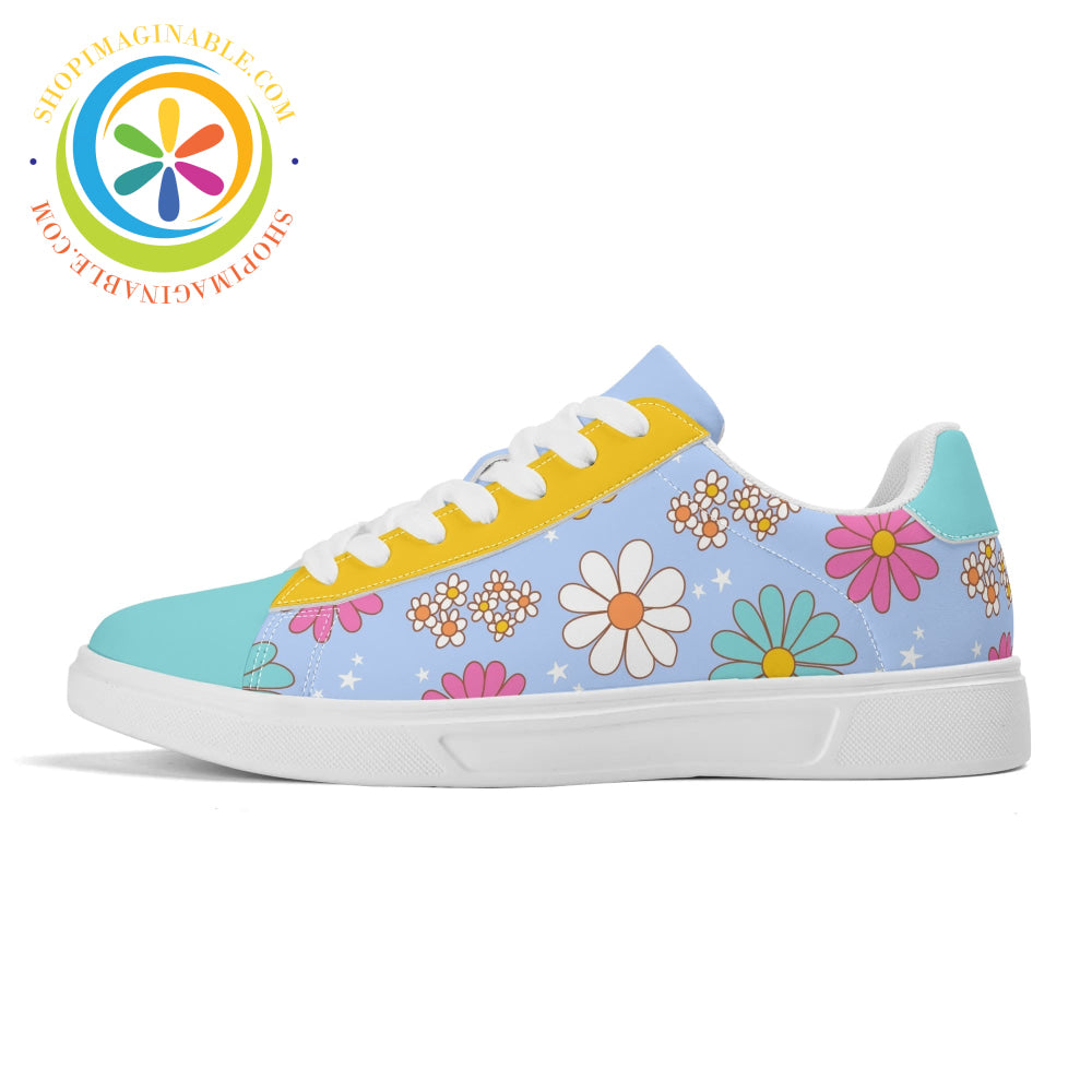 Retro 80S Daisy Skateboard Shoes