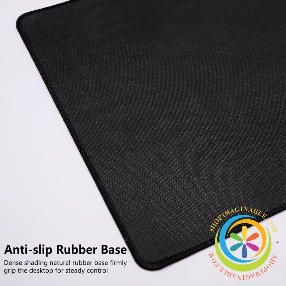 Retro Rubber Gaming Mouse Mat Pad