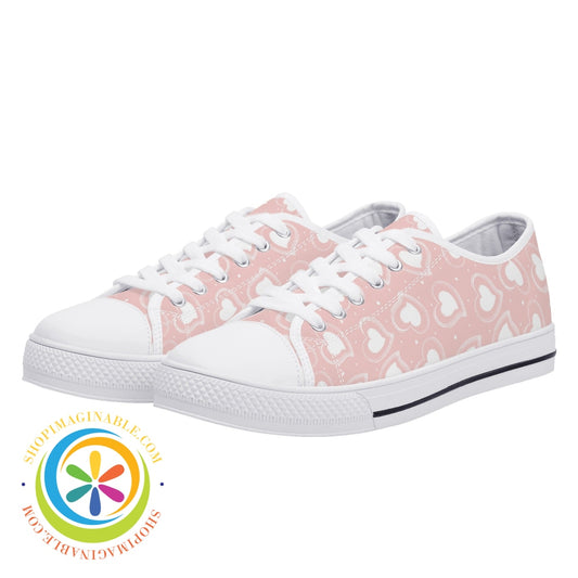 Road To My Heart Ladies Low Top Canvas Shoes Us12 (Eu44)
