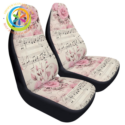 Romantic Melodies Cloth Car Seat Covers