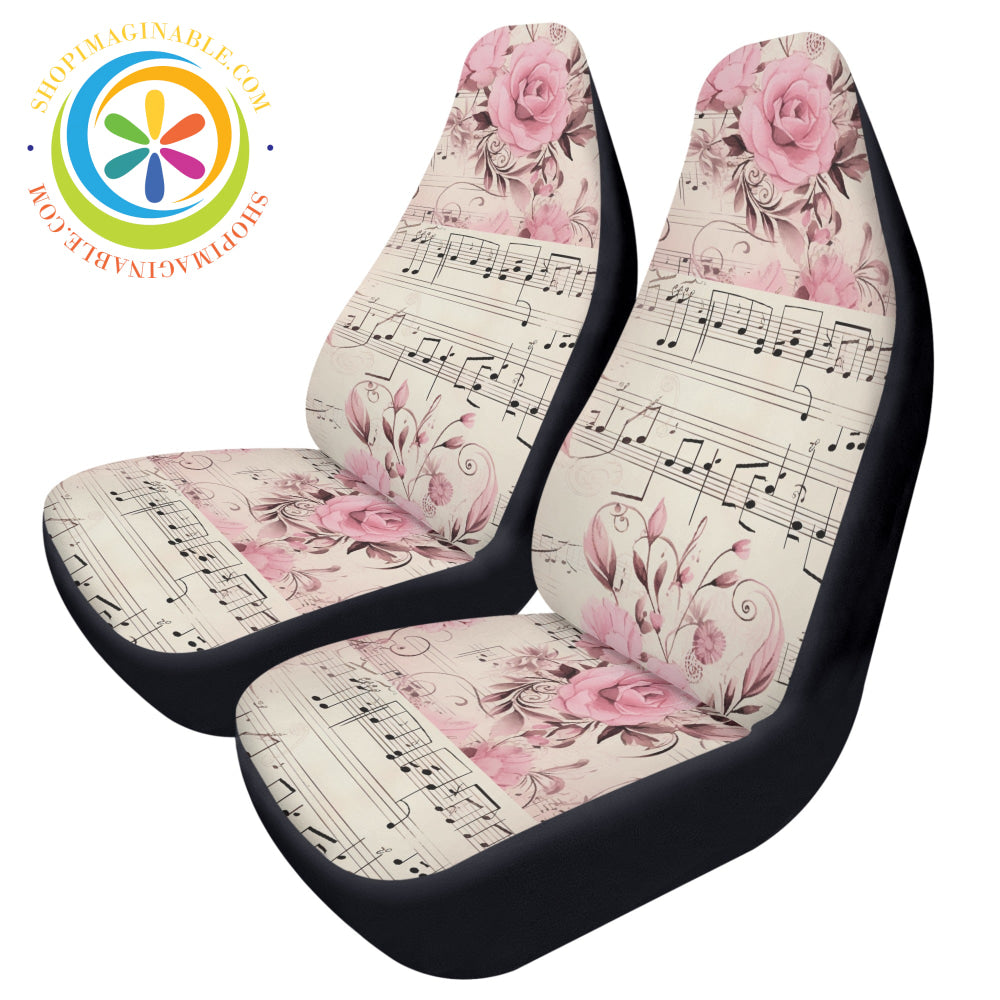 Romantic Melodies Cloth Car Seat Covers