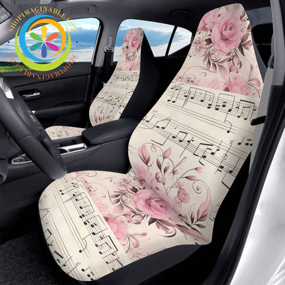 Romantic Melodies Cloth Car Seat Covers