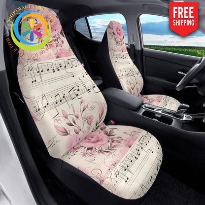 Romantic Melodies Cloth Car Seat Covers