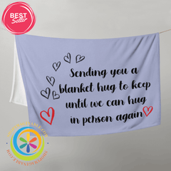 Sending You A Hug Throw Blanket