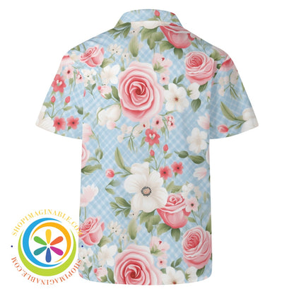 Shabby Chic Floral Hawaiian Casual Shirt
