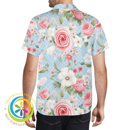 Shabby Chic Floral Hawaiian Casual Shirt
